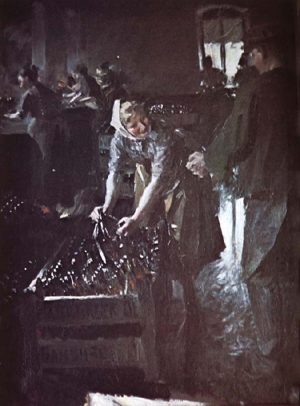 Anders Zorn flaskplockerskan France oil painting art
